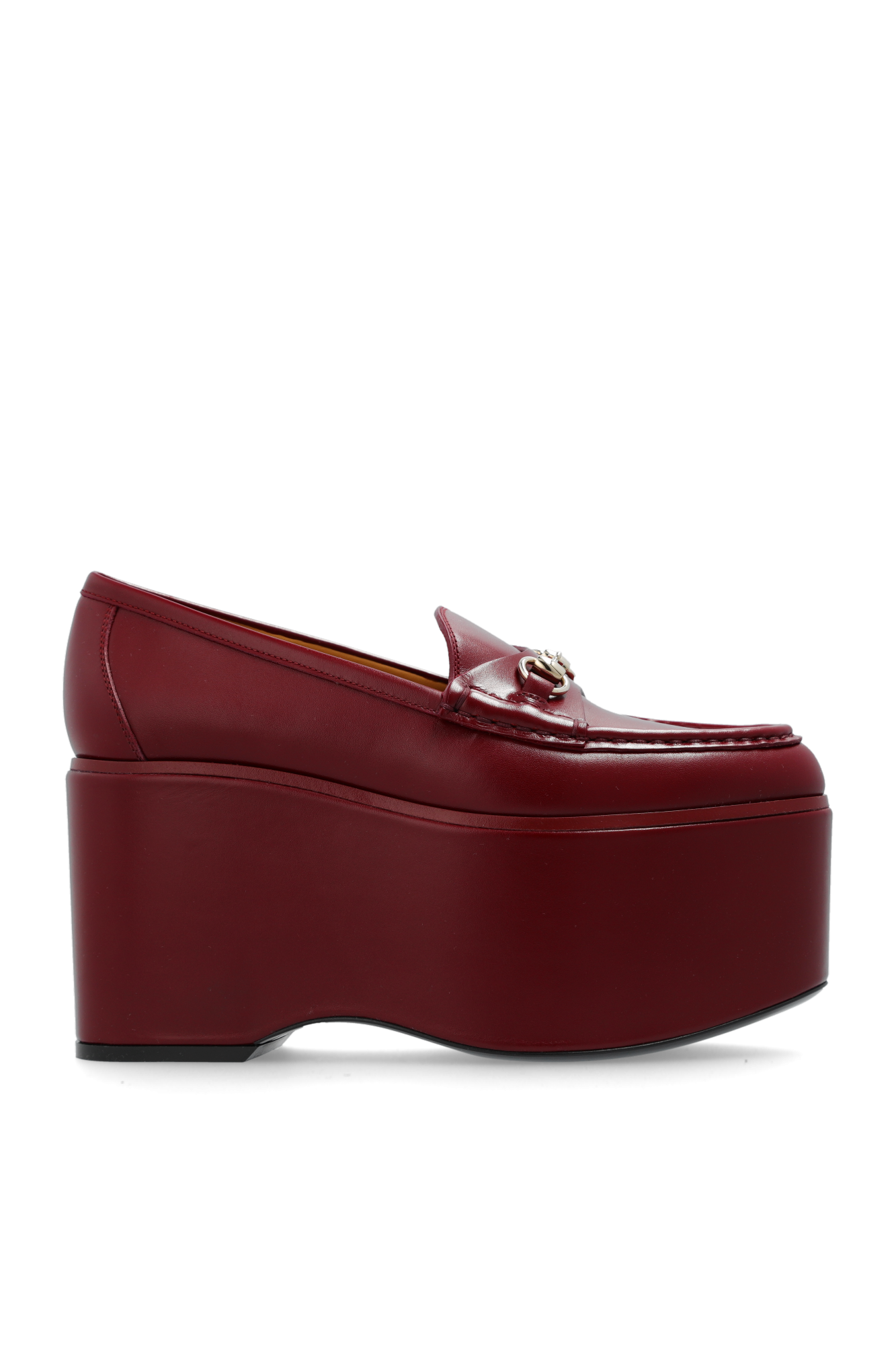 infinity slides gucci shoes Burgundy Platform loafers Gucci SchaferandweinerShops Botswana